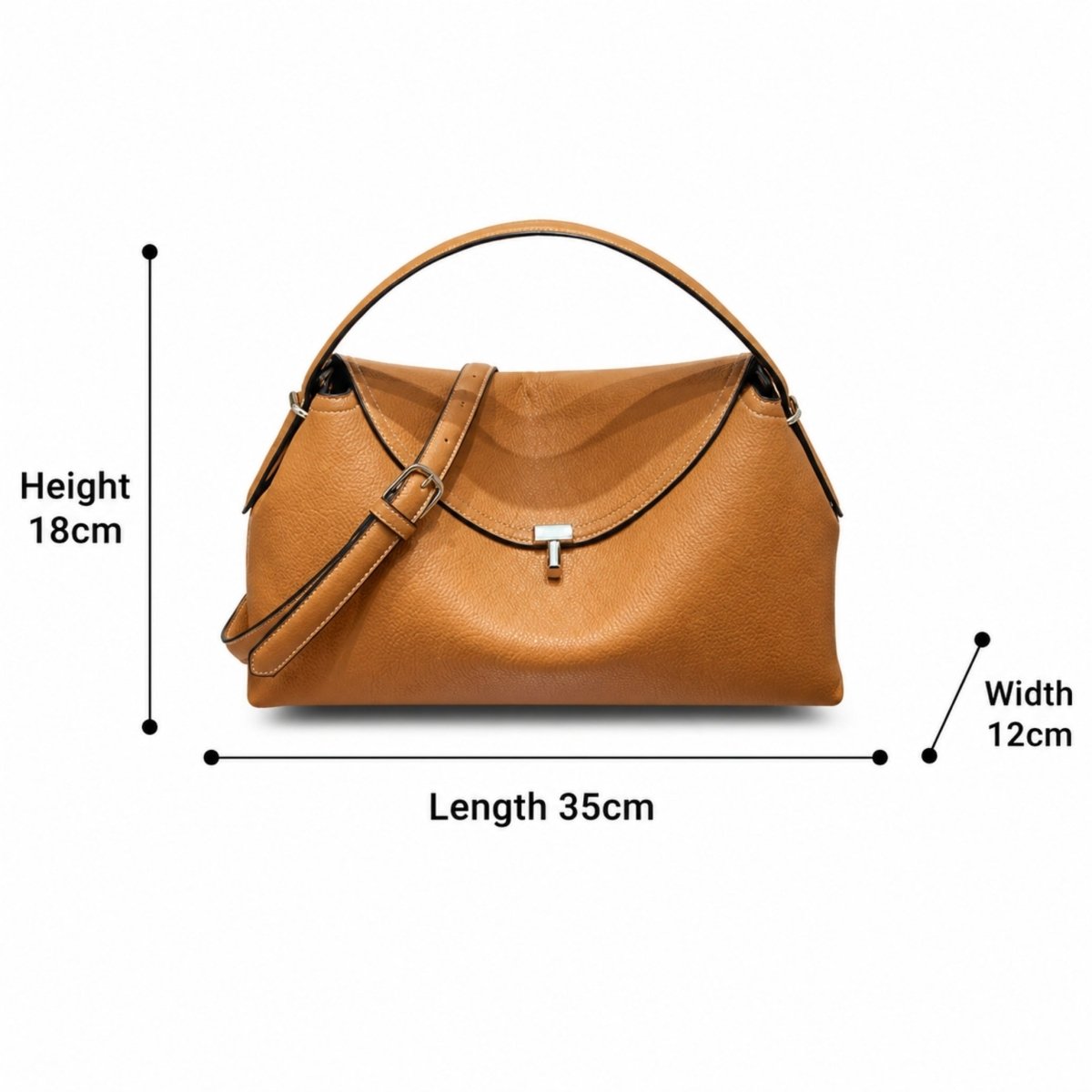 Noemi Shoulder Bag - PU Leather Structured Everyday Carryall