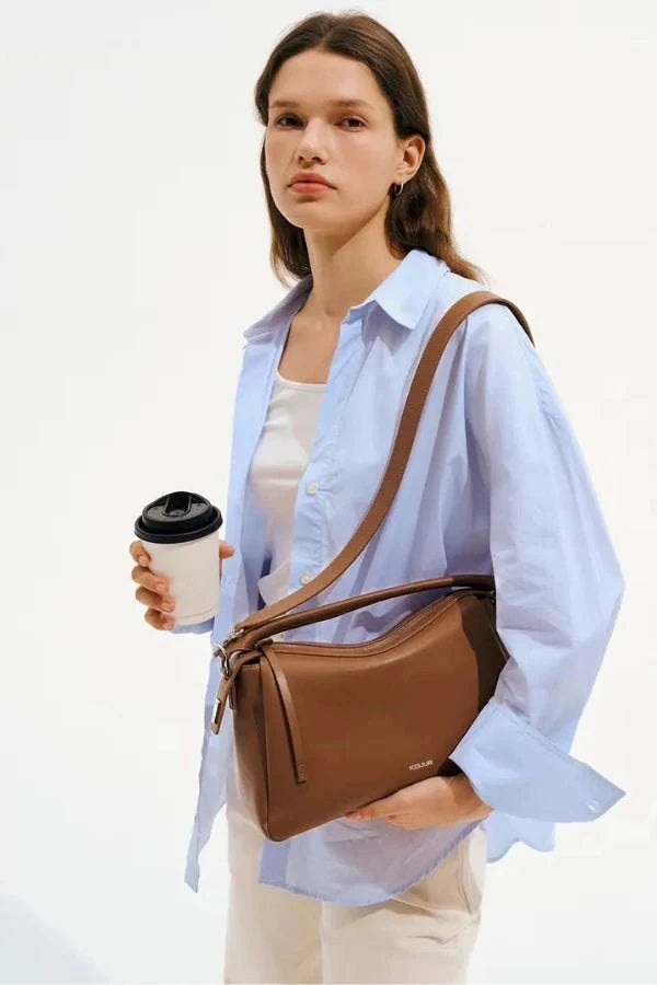 Monae Crossbody Bag - PU Leather Structured Everyday Carry