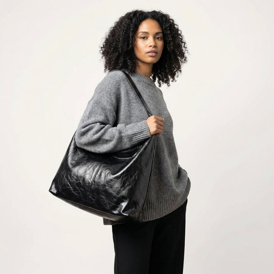 Elara Everyday Tote Bag - Durable Polyester, Includes Makeup Pouch