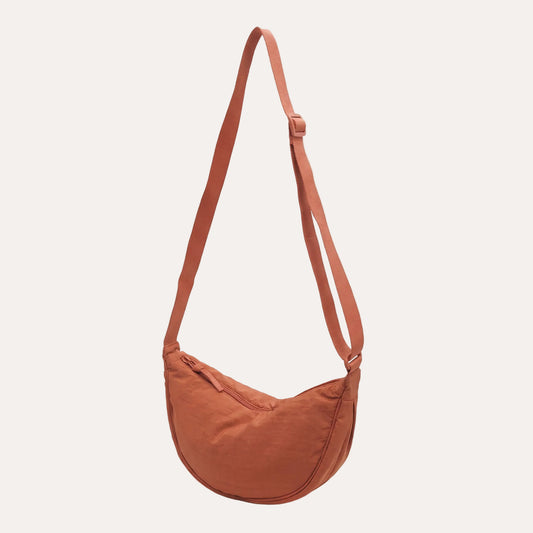 Sola Black Shoulder Bag | Nylon, Adjustable Strap for Women