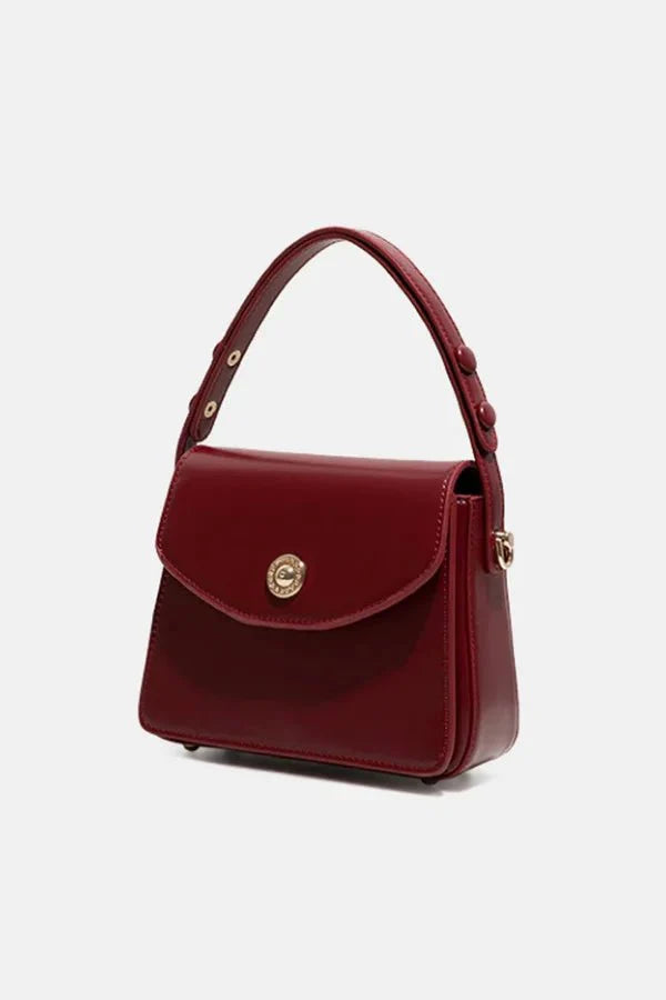 Corra Shoulder Bag - PU Leather Structured Evening Carry
