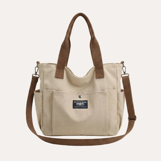 Uriah Tote Bag | Large Capacity Canvas for Students