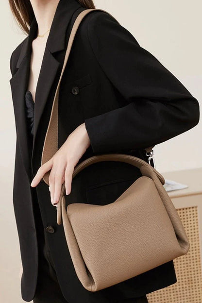 Dalia Crossbody Bag - PU Leather Crocodile-Embossed Compact Carry