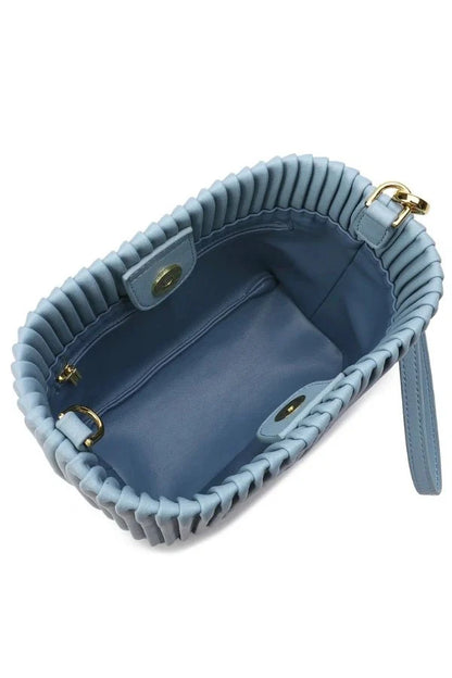 Celina Shoulder Bag - PU Leather Structured Convertible Carry