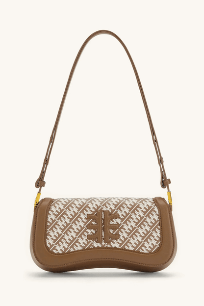 Sabine Shoulder Bag - PU Leather Sleek Buckle Design
