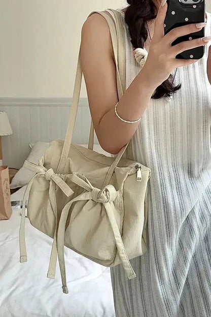 Celine Bow Tie Bag - PU Leather Charming Bow Details