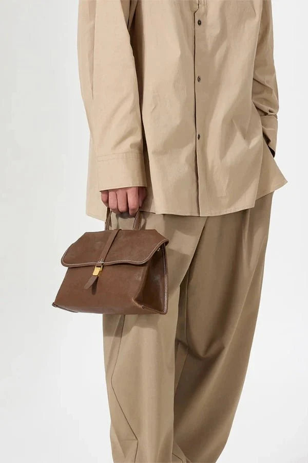Selena Satchel Bag - PU Leather Structured Everyday Carry