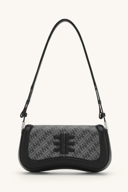 Sabine Shoulder Bag - PU Leather Sleek Buckle Design