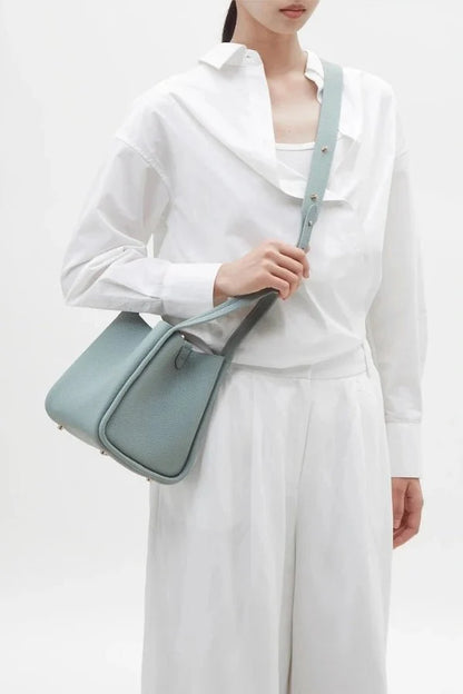 Rowan Bucket Bag - PU Leather Drawstring Everyday Carry