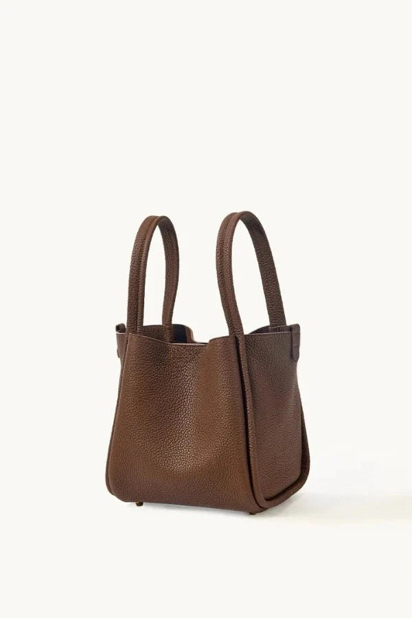 Rowan Bucket Bag - PU Leather Drawstring Everyday Carry