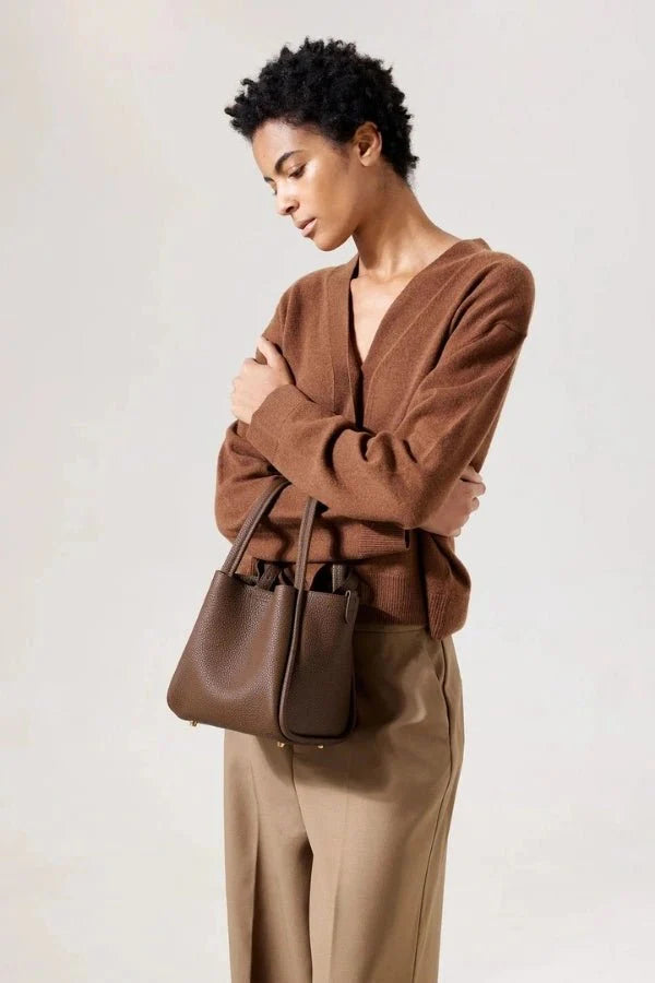 Rowan Bucket Bag - PU Leather Drawstring Everyday Carry