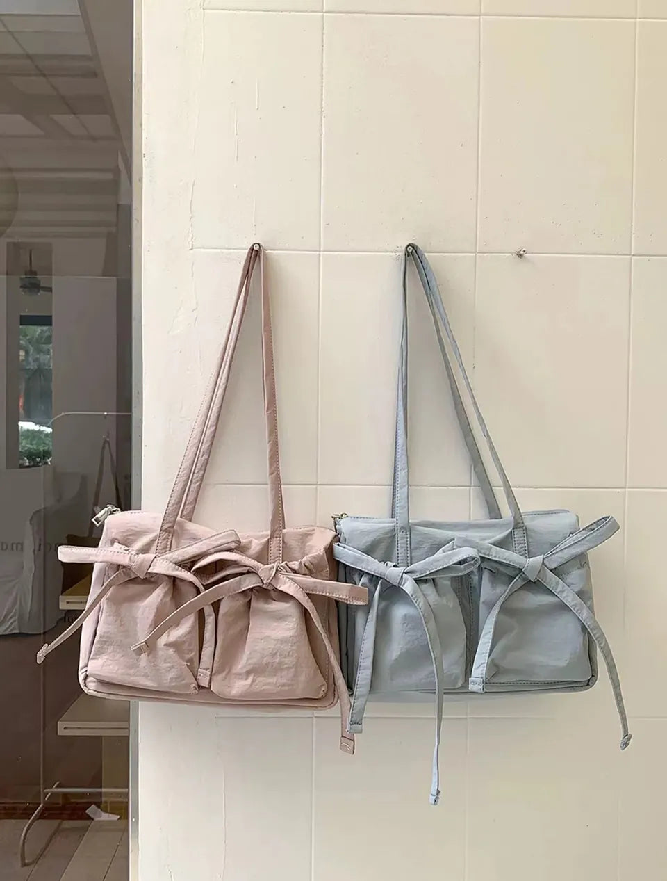 Celine Bow Tie Bag - PU Leather Charming Bow Details