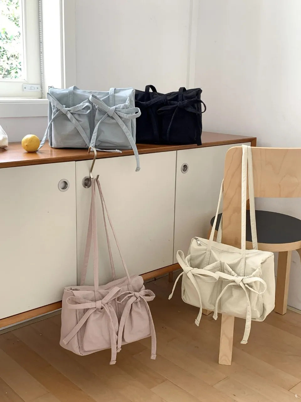 Celine Bow Tie Bag - PU Leather Charming Bow Details