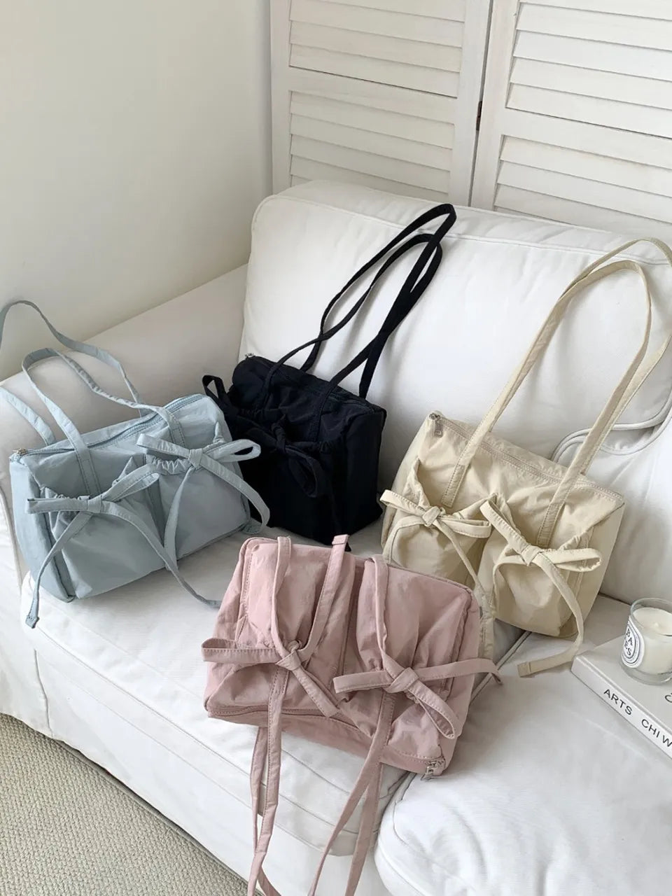 Celine Bow Tie Bag - PU Leather Charming Bow Details