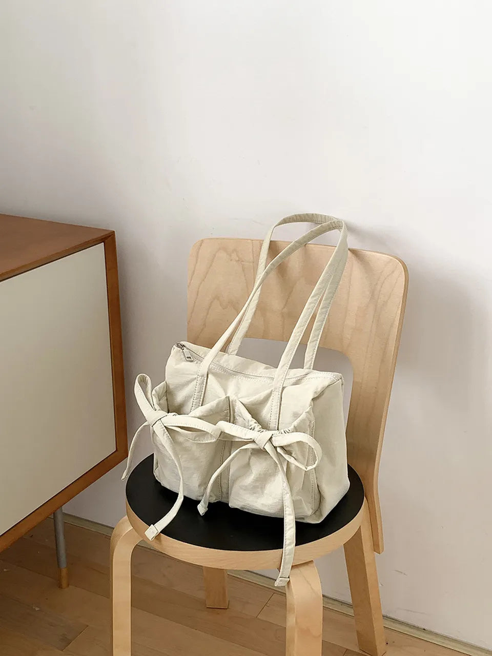 Celine Bow Tie Bag - PU Leather Charming Bow Details
