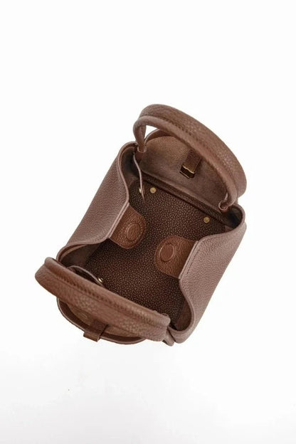 Rowan Bucket Bag - PU Leather Drawstring Everyday Carry
