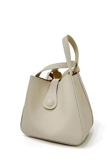 Calixta Crossbody Bag - PU Leather Structured Everyday Carry