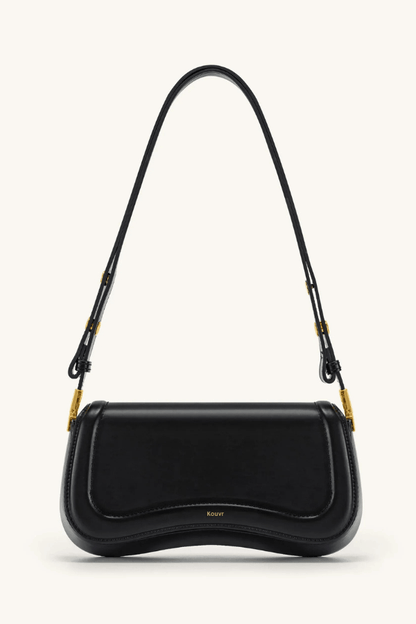Sabine Shoulder Bag - PU Leather Sleek Buckle Design
