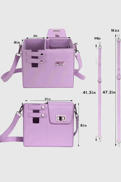 Mavis Crossbody Bag - Nylon Multi-Pocket Compact Carry