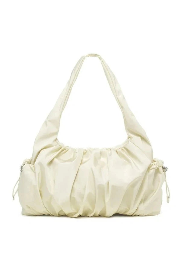 Isadora Crossbody Bag - Nylon Pleated Compact Carry
