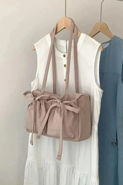 Celine Bow Tie Bag - PU Leather Charming Bow Details
