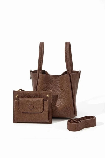 Rowan Bucket Bag - PU Leather Drawstring Everyday Carry