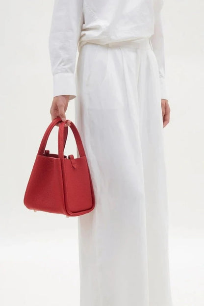 Rowan Bucket Bag - PU Leather Drawstring Everyday Carry