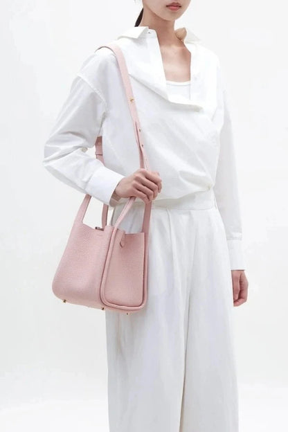 Rowan Bucket Bag - PU Leather Drawstring Everyday Carry