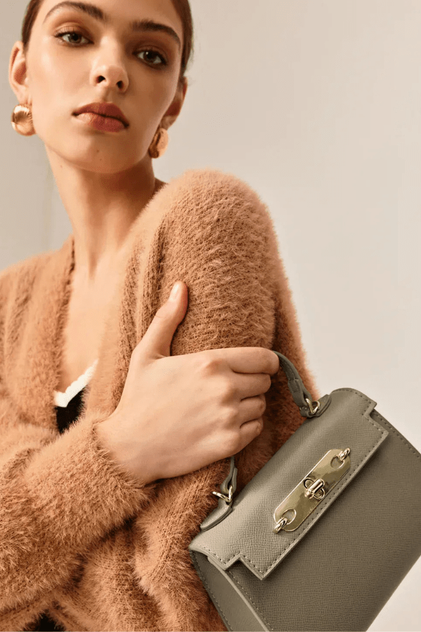 Maeve Crossbody Bag - PU Leather Structured Compact Carry
