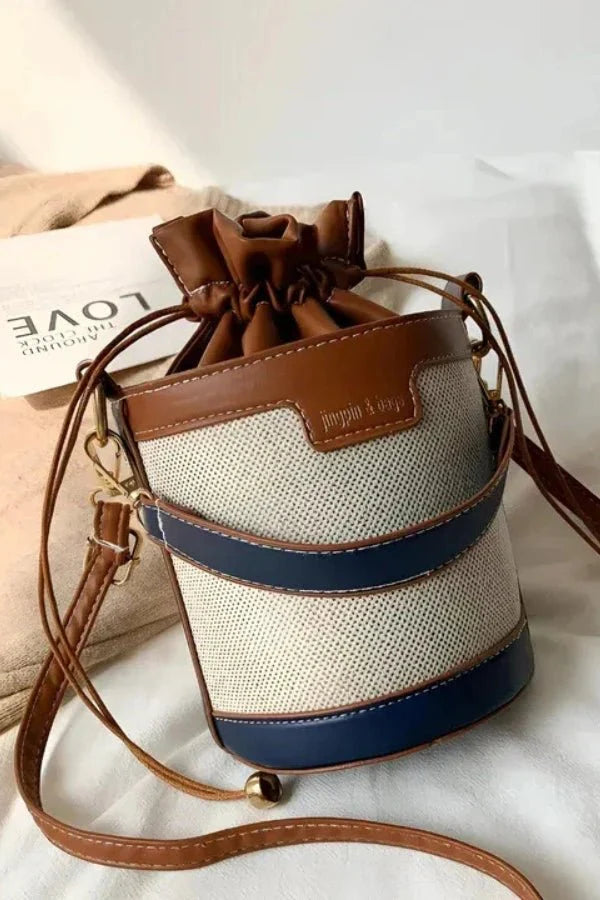 Mara Bucket Bag - PU Leather Drawstring Everyday Carry