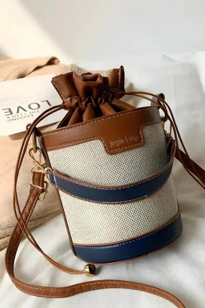 Mara Bucket Bag - PU Leather Drawstring Everyday Carry