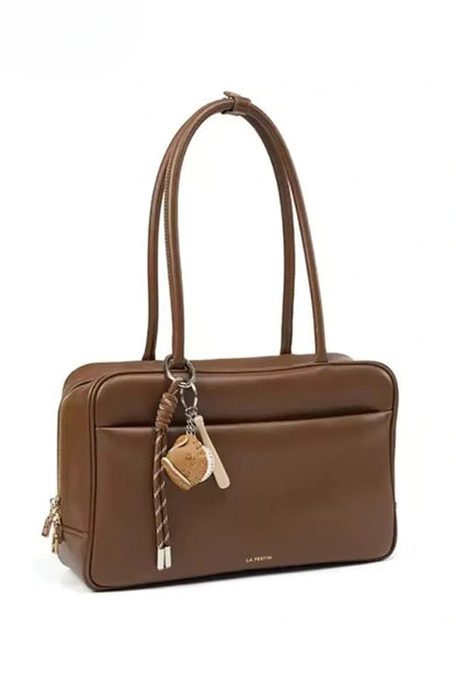 Leila Shoulder Bag - PU Leather Structured Everyday Carry