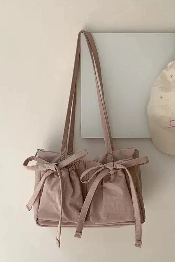 Celine Bow Tie Bag - PU Leather Charming Bow Details