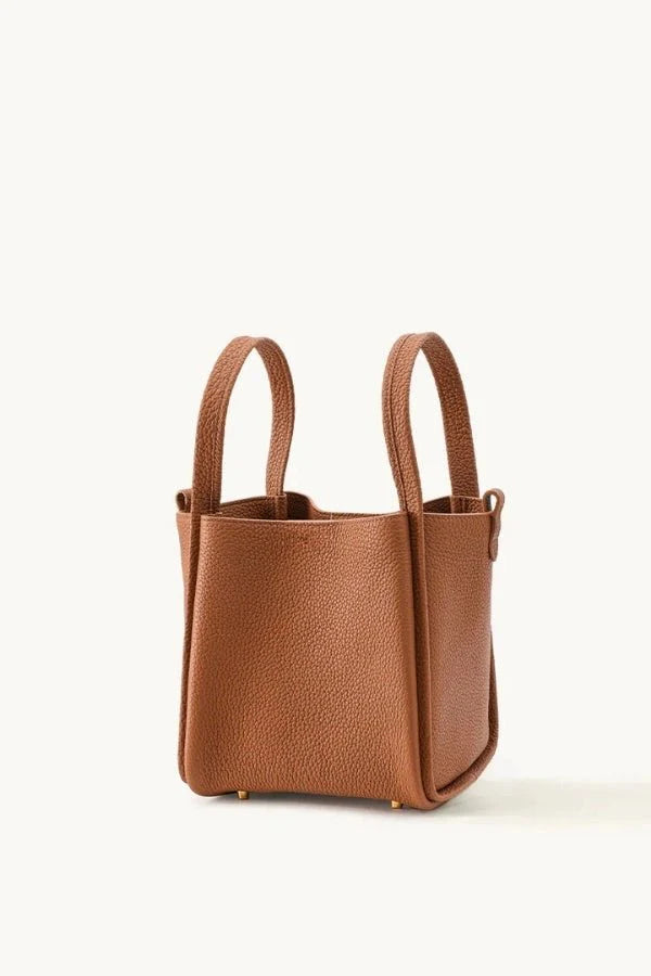Rowan Bucket Bag - PU Leather Drawstring Everyday Carry