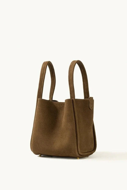 Rowan Bucket Bag - PU Leather Drawstring Everyday Carry