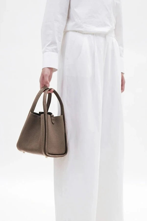 Rowan Bucket Bag - PU Leather Drawstring Everyday Carry