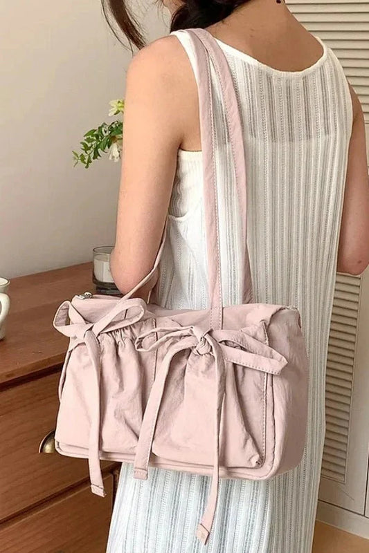 Celine Bow Tie Bag - PU Leather Charming Bow Details