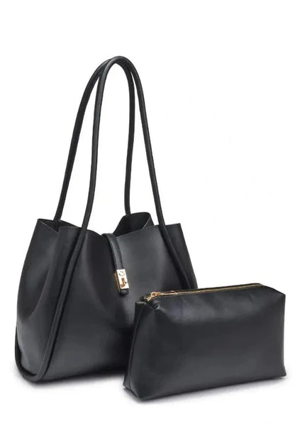 Rosalie Tote Bag - PU Leather Structured Everyday Carry