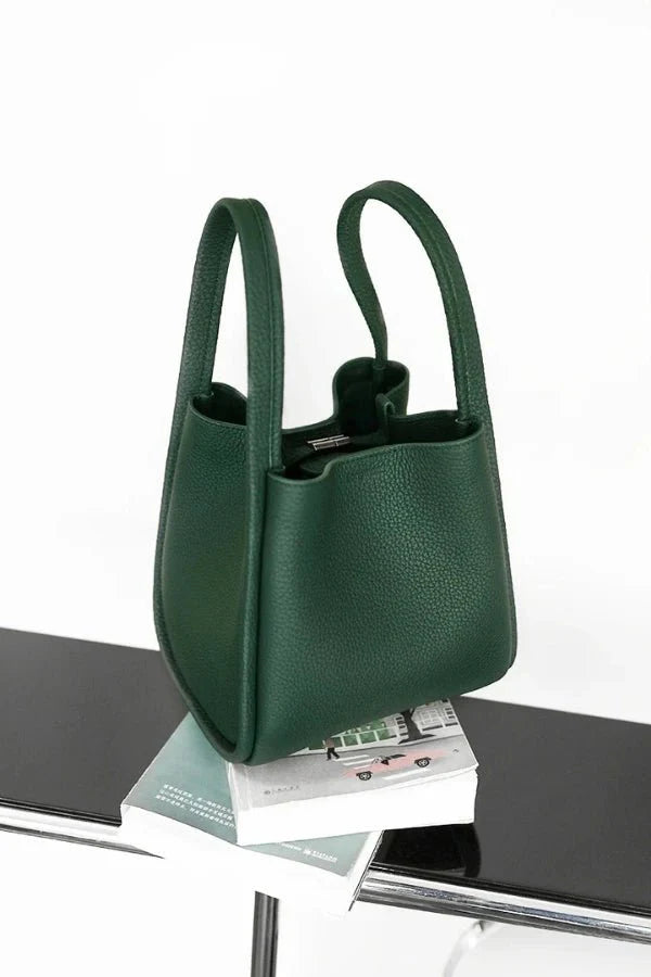 Rowan Bucket Bag - PU Leather Drawstring Everyday Carry