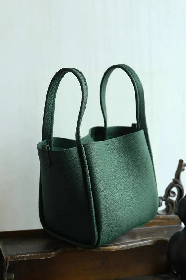 Rowan Bucket Bag - PU Leather Drawstring Everyday Carry