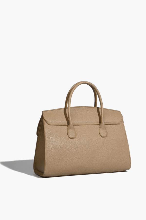 Lucia Crescent Bag - PU Leather & Nylon Shoulder Bag