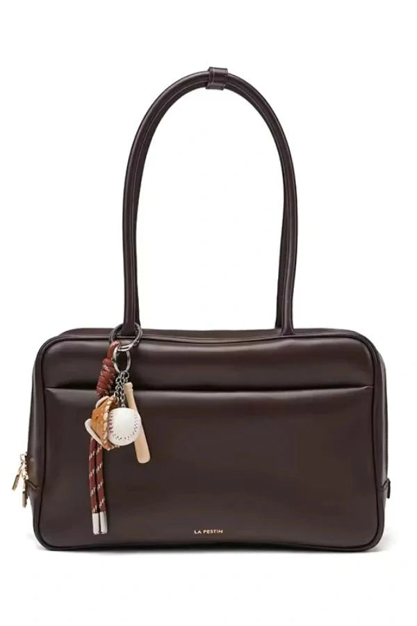 Leila Shoulder Bag - PU Leather Structured Everyday Carry