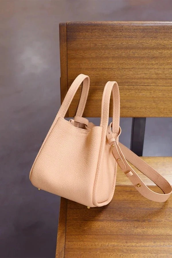 Rowan Bucket Bag - PU Leather Drawstring Everyday Carry