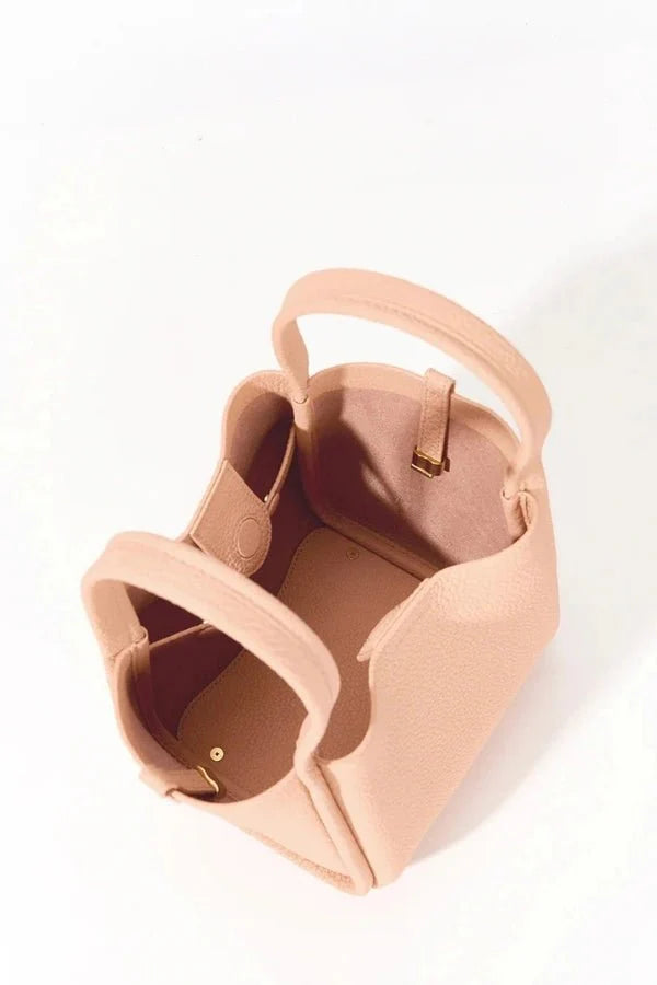 Rowan Bucket Bag - PU Leather Drawstring Everyday Carry