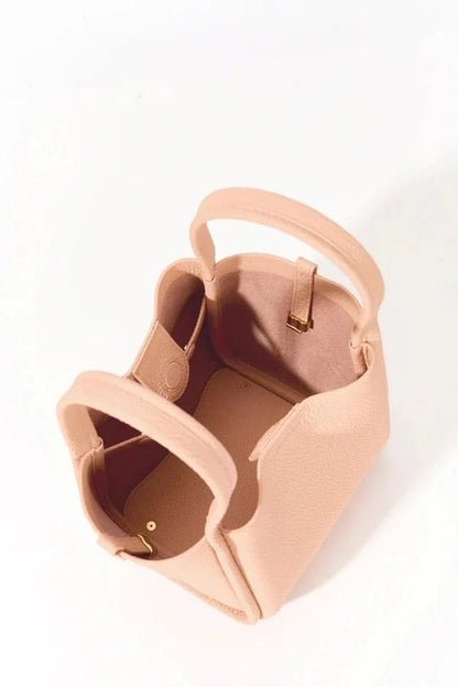 Rowan Bucket Bag - PU Leather Drawstring Everyday Carry