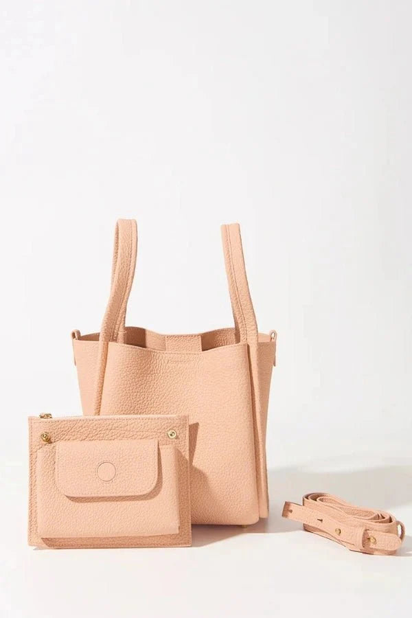 Rowan Bucket Bag - PU Leather Drawstring Everyday Carry