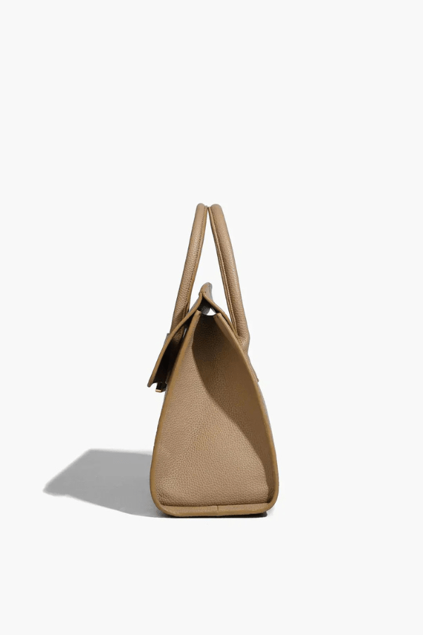Lucia Crescent Bag - PU Leather & Nylon Shoulder Bag
