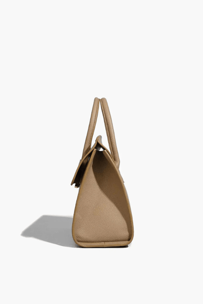 Lucia Crescent Bag - PU Leather & Nylon Shoulder Bag