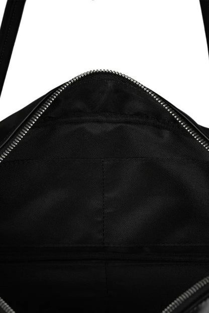 Corinne Baguette Bag - PU Leather Sleek Everyday Carry