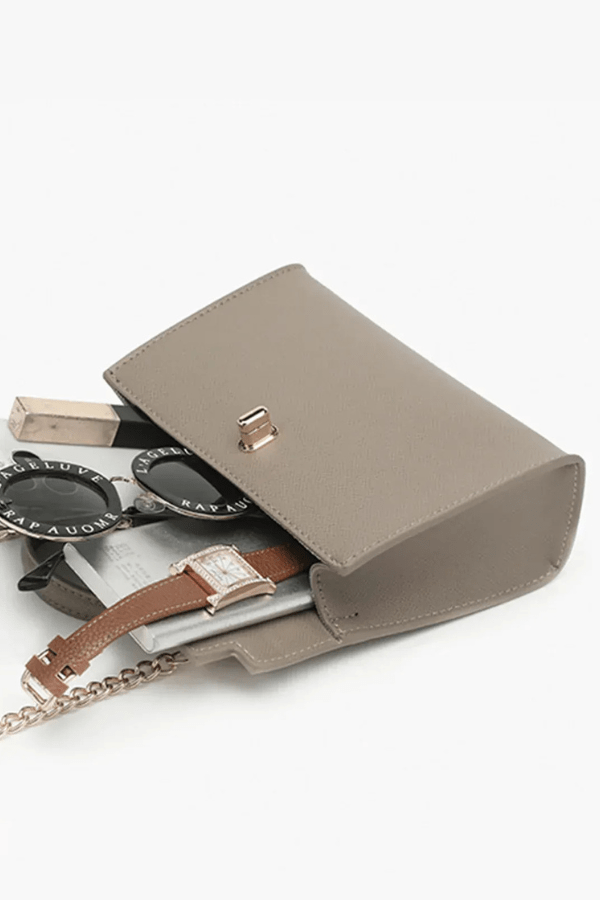 Maeve Crossbody Bag - PU Leather Structured Compact Carry